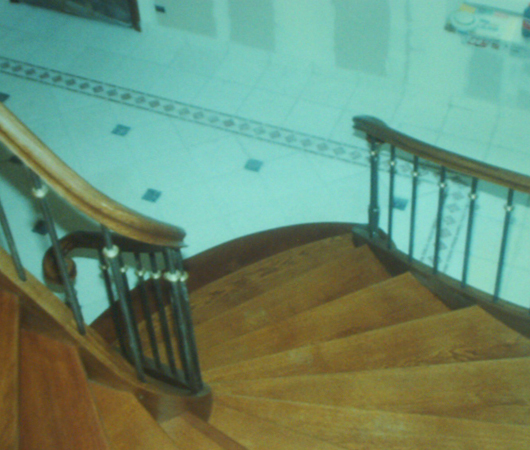 Escaliers courbes