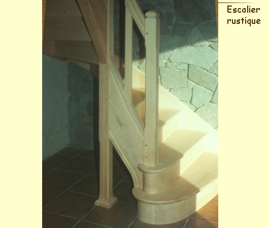 Escalier rustique